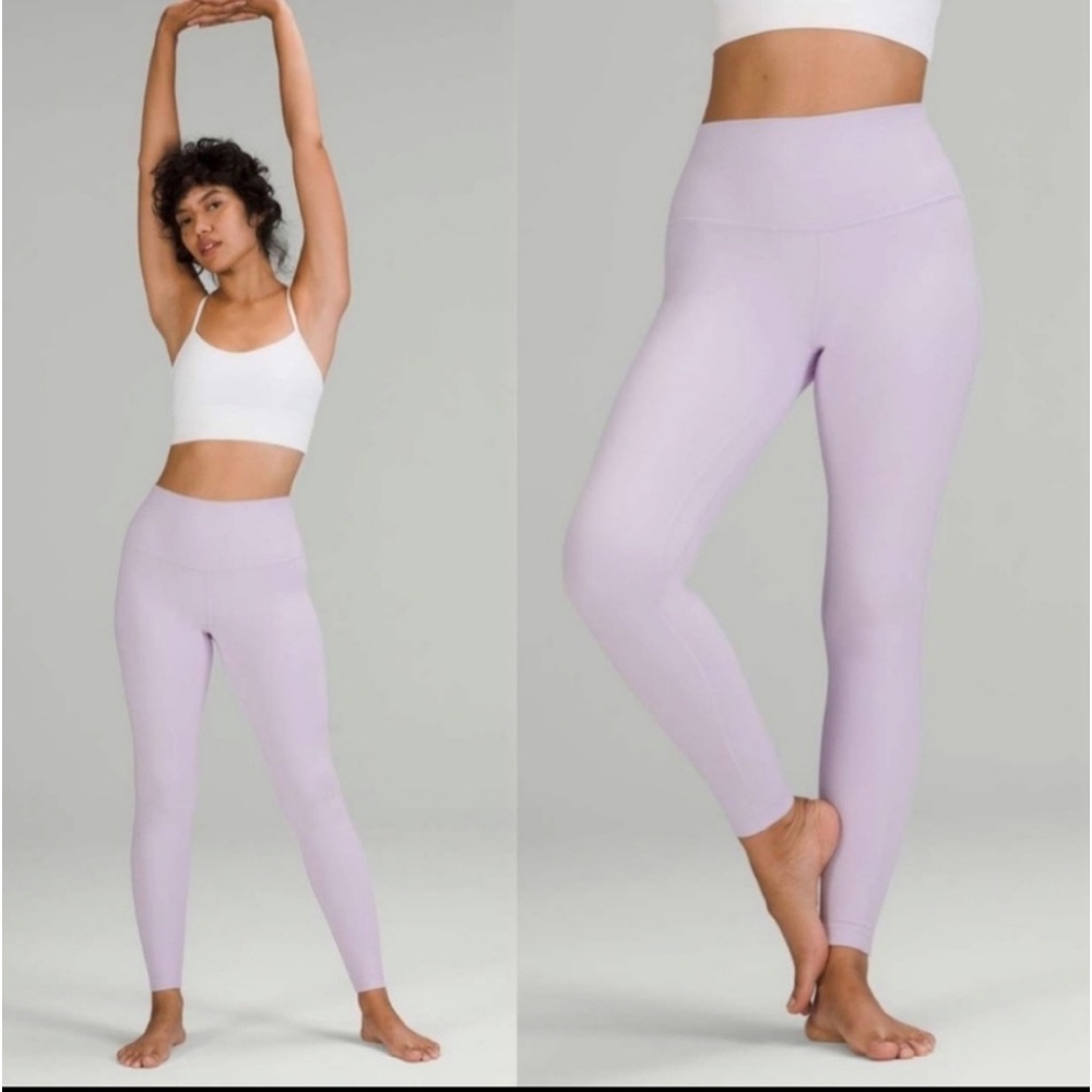 Lululemon lavender dew align leggings 25” inseam